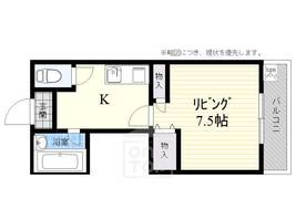 グリーンピア大蔵司1の間取り