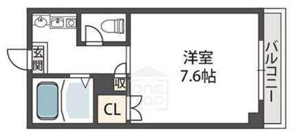 フェリセ富田の間取り