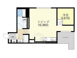 キャルムコート高槻富田の間取り