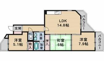 物件の間取り画像