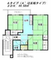 公社賃貸SMALIO 金岡東G3-210の間取り