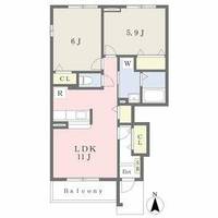 物件の間取り画像