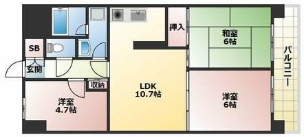 物件の間取り画像