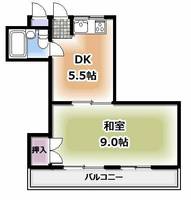 大阪府寝屋川市香里西之町(マンション)の賃貸物件の間取り