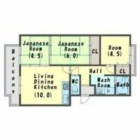 兵庫県西宮市門戸西町(マンション)の賃貸物件の間取り