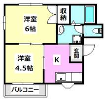 第3摂津マンションの間取り