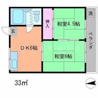 ルネ白川の間取り