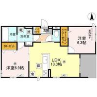 兵庫県尼崎市武庫之荘東1丁目(アパート)の賃貸物件の間取り