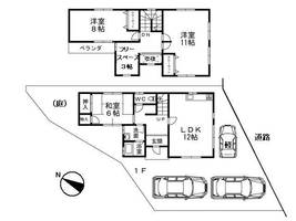 滋賀県愛知郡愛荘町長野(一戸建)の賃貸物件の間取り