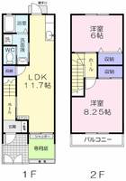 物件の間取り画像