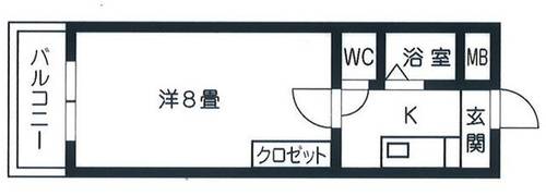 セゾンド高和102の間取り