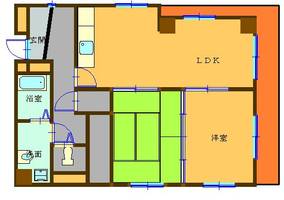 愛知県名古屋市西区大野木5丁目(マンション)の賃貸物件の間取り