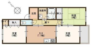 物件の間取り画像