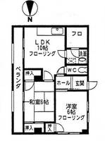 コーポラス伏見203の間取り