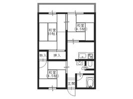 大阪府堺市北区新金岡町5丁(アパート)の賃貸物件の間取り