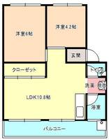 シティハイツ岸和田501の間取り