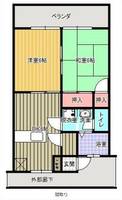 福岡県三潴郡大木町大字蛭池(アパート)の賃貸物件の間取り
