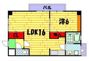 グランドールエコー深井の間取り