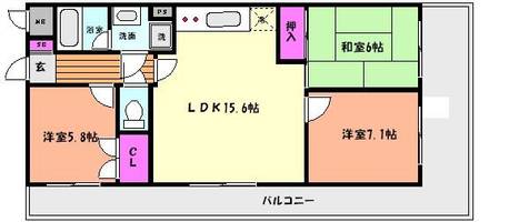 物件の間取り画像