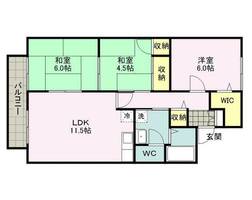 物件の間取り画像