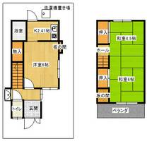 大阪府寝屋川市池田本町(一戸建)の賃貸物件の間取り
