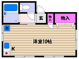 兵庫県神戸市東灘区御影本町5丁目(マンション)の賃貸物件の間取り