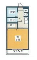 マンション若山Ⅰの間取り