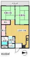 ハイツ青山202の間取り