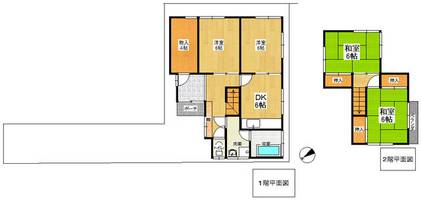 滋賀県大津市今堅田2丁目(一戸建)の賃貸物件の間取り