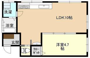 福岡県北九州市門司区高田1丁目(アパート)の賃貸物件202の間取り