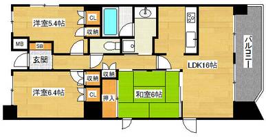 物件の間取り画像