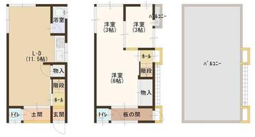 物件の間取り画像