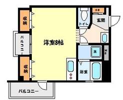 兵庫県神戸市東灘区御影中町6丁目(マンション)の賃貸物件の間取り