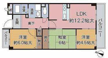 物件の間取り画像