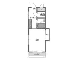 シャトレ菅原Ⅱ206の間取り