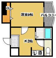 ベルファ大和田203の間取り