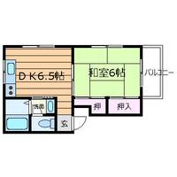 大阪府吹田市山手町1丁目(マンション)の賃貸物件の間取り