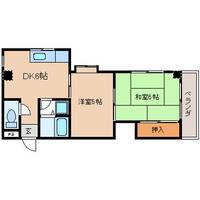 京都府長岡京市井ノ内下印田(アパート)の賃貸物件の間取り