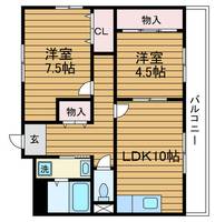 エイト摂津の間取り