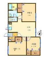 大町ハイツ102の間取り