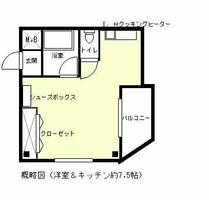 グレイシィーF.K(エフケー)201の間取り