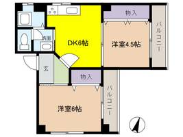 西芦屋マンションの間取り