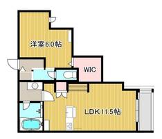 大阪府東大阪市小阪本町1丁目(マンション)の賃貸物件の間取り