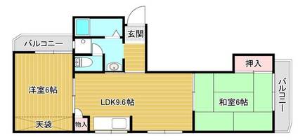 石田ビル302の間取り