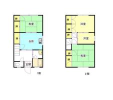 愛知県豊橋市西幸町字笠松(一戸建)の賃貸物件の間取り