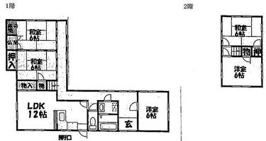 物件の間取り画像