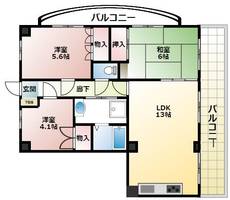 物件の間取り画像