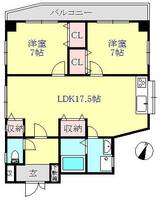 物件の間取り画像