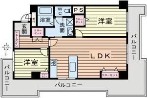 愛知県名古屋市千種区内山3丁目(マンション)の賃貸物件の間取り
