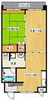 コモリエーゼ大野502の間取り